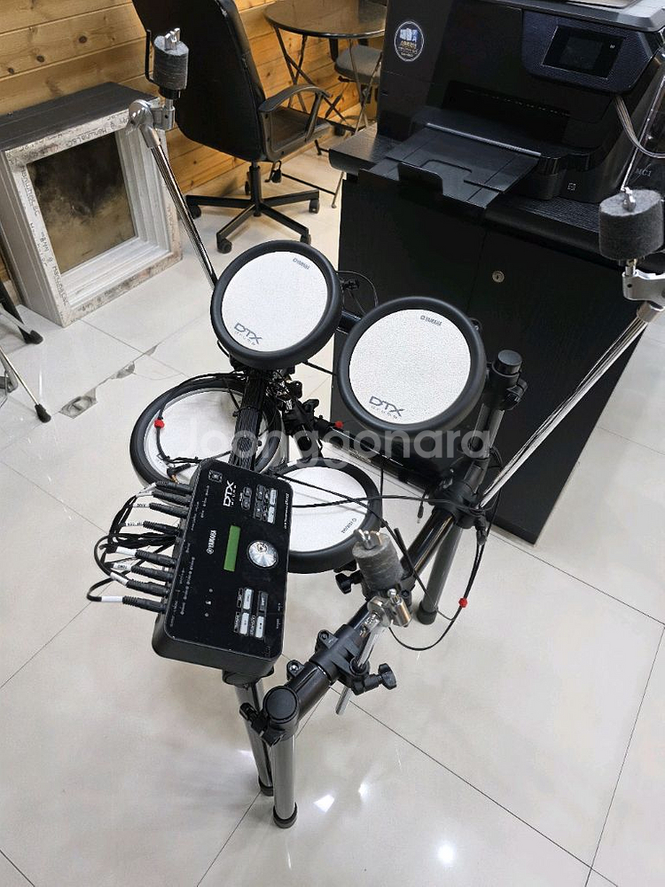 야마하 전자드럼 DTX-562K(심벌추가)(세척,선정리 완료)(바로설치,연주가능)--6