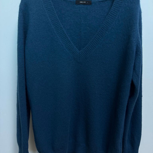 울니트 고급진 코발트블루색, 55-66 사이즈, 빈티지 니트