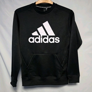 [M] 아디다스 에어로레디 맨투맨/스웨트셔츠 블랙 , 크루넥티셔츠 #SH 이미지