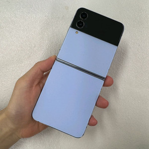 갤럭시Z플립4 256기가 블루 공기계 중고폰 알뜰폰 세컨폰 저가폰 키즈폰