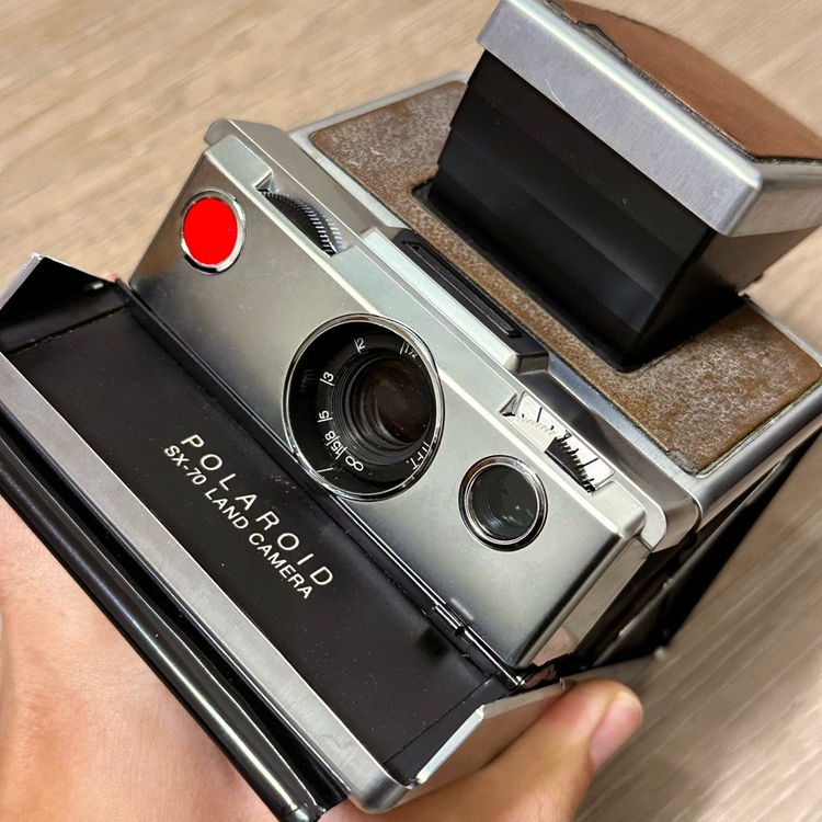 폴라로이드 Polaroid SX-70 필름 카메라 및 정품 가방 이미지