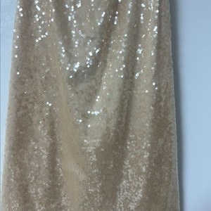 지요 스팽글 베이지스커트