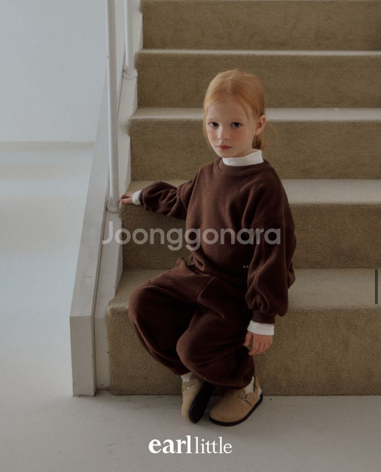 얼리틀 웜후리스셋업 브라운3--0