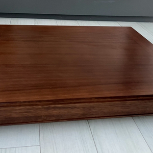 호두나무 통원목 1단 오디오 랙( 진동방지 슈즈 포함)