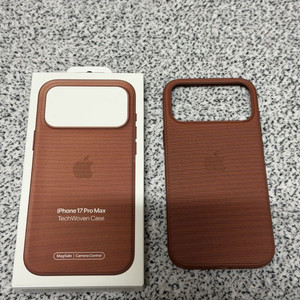 아이폰 17 Pro Max 정품 테크우븐 케이스 시에나