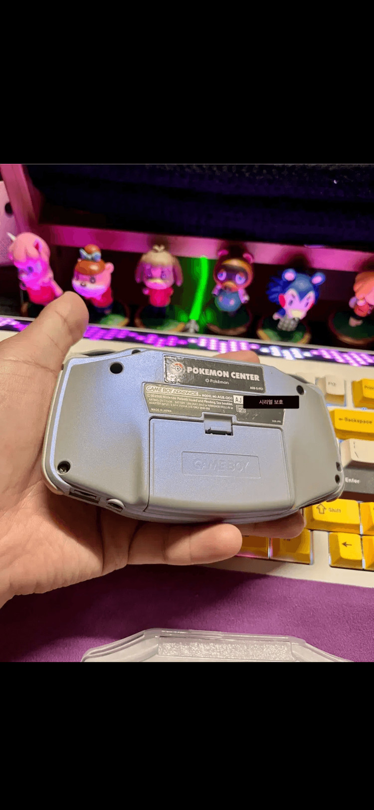 닌텐도 정품 한정판 gba 게임보이 어드밴스 스이쿤블루 포켓몬 이미지