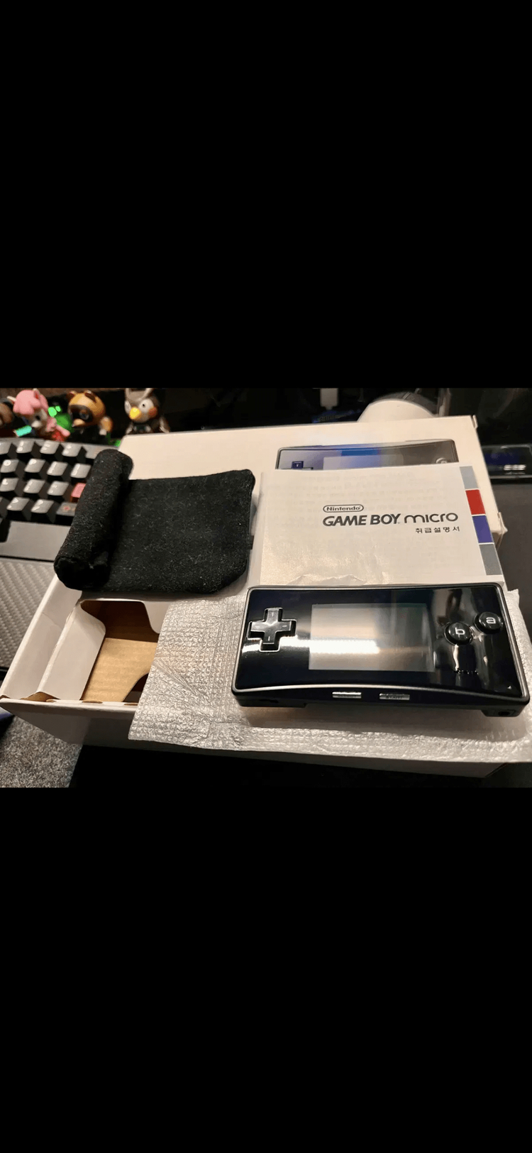 닌텐도 정품 게임보이 미크로 micro 블랙 대원 정발 박스셋 gbm 이미지
