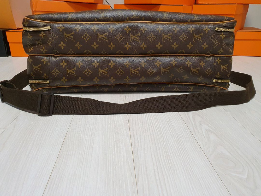 정품 루이비통 알리제2 컴파먼트 여행용 보스톤 토트백--5