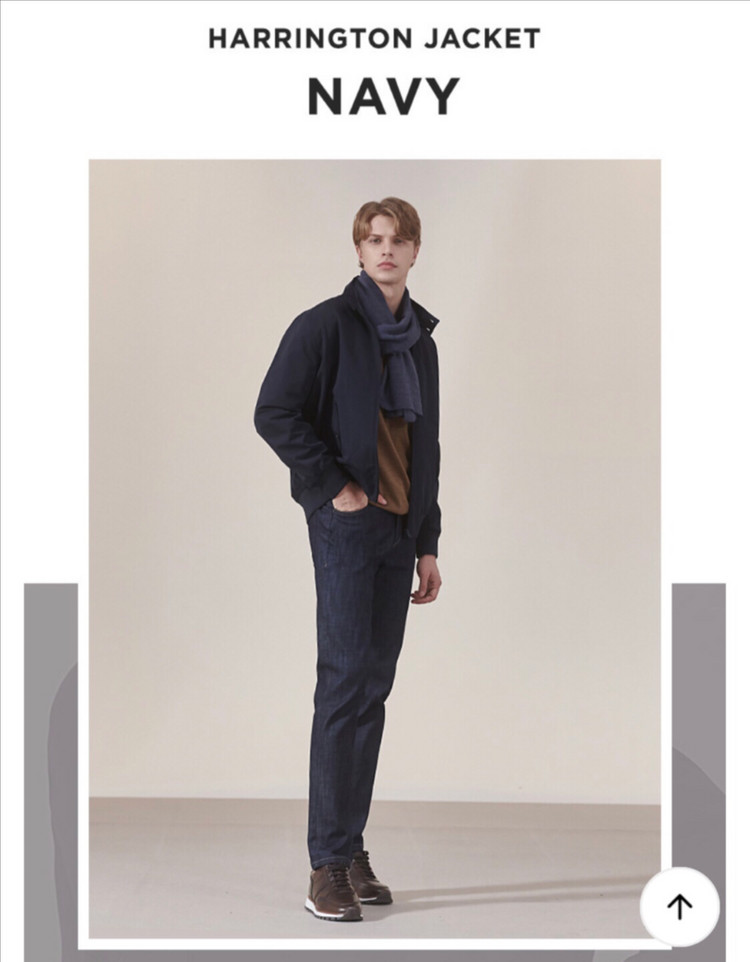 푸마 해링턴 자켓 네이비 L 이미지