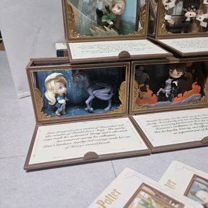 팝마트 해리포터 호그와트 세계관 드레이코 말포이 헤르미온느 론 위즐리 루나 러브굿 랜덤 피규어 디오라마