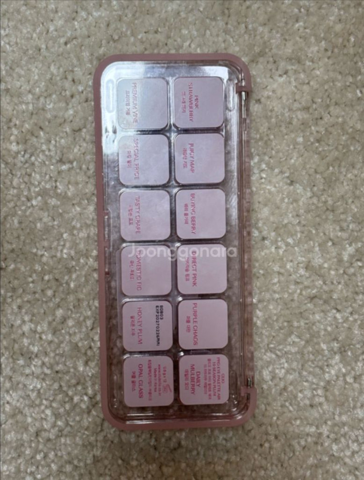 클리오 자두자두제철이야 섀도우 팔레트--2