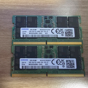 삼성 DDR5 16GB 램 2개 32GB 4800MHz
