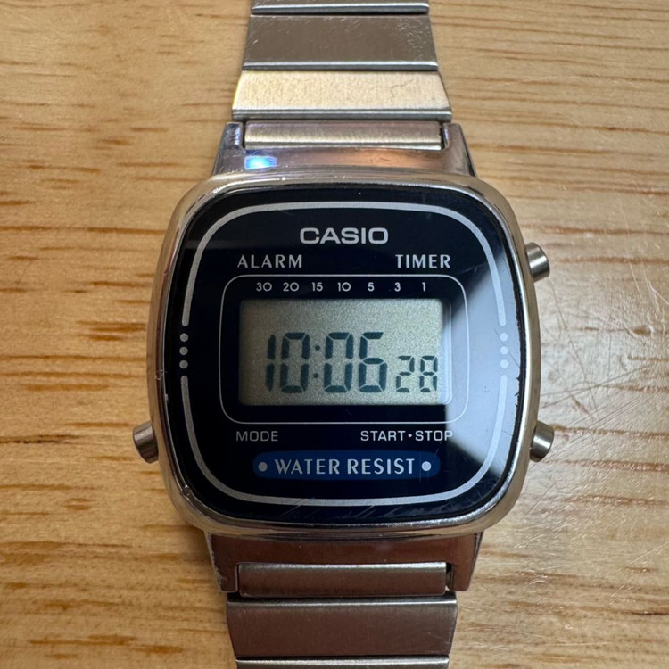 카시오 레트로 손목시계 여성용 빈티지 전자시계 (A급)--1