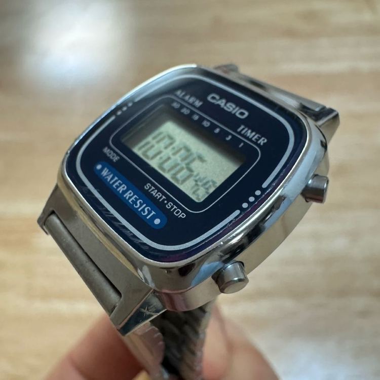 카시오 레트로 손목시계 여성용 빈티지 전자시계 (A급)--3
