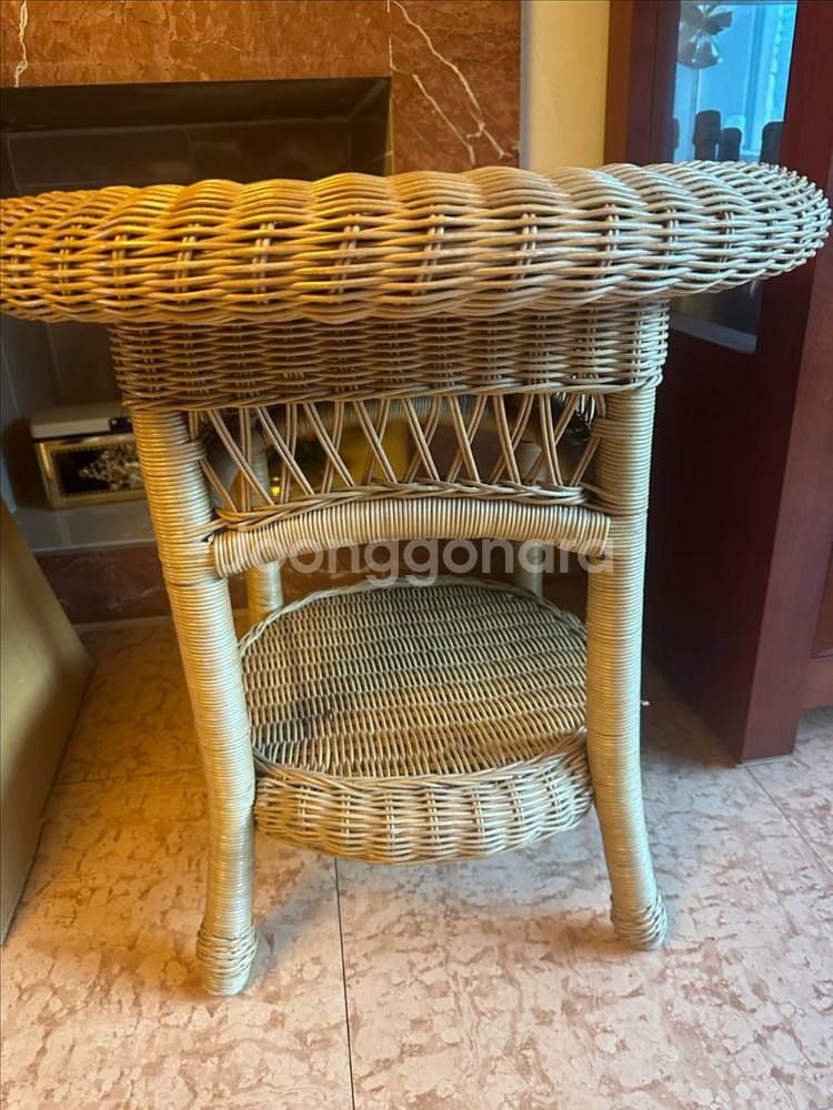 왕골(?) 테이블 팝니다--0