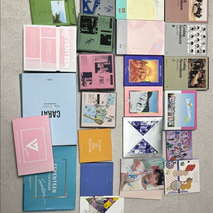 세븐틴 앨범 캐럿봉 포카 전부 5만원에 팔아요 이미지
