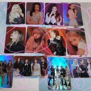 블랙핑크 블핑 크리스마스 제니 지수 리사 로제 공식 굿즈 포토카드 포카 판매 이미지