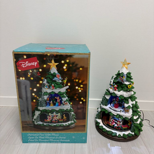 디즈니 트리 오르골 크리스마스 피규어 코스트코