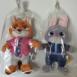 주토피아 스탠딩 인형 닉 & 주디(일괄)