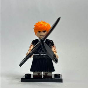 레고 블리치 쿠로사키 이치고 커스텀 피규어 (호환) 이미지