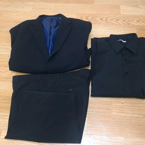 (3세트) 남성 빅사이즈 정장 세트 4XL~5XL 자켓 바지 셔츠 남자 이미지