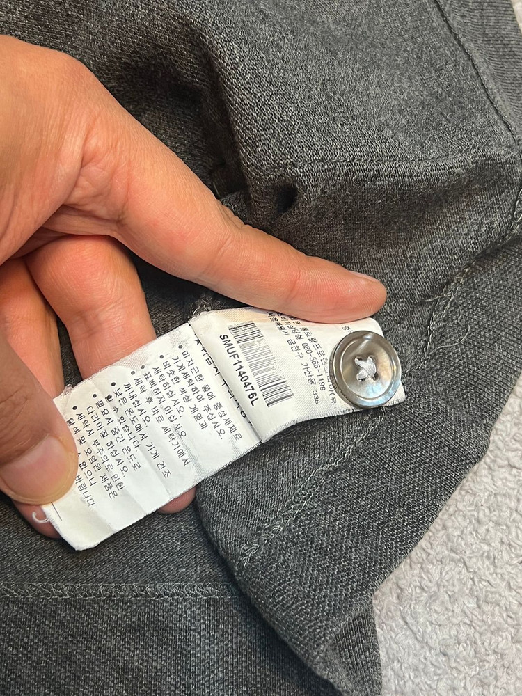 가격내림 L 폴로 랄프로렌 그레이 코튼 가디건 이미지