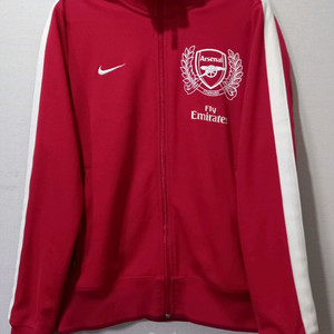 나이키 아스날 125주년 레드 빨강 트랙탑 저지 져지집업 95/M
