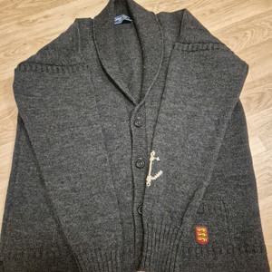 건지울른스 숄카라 가디건 차콜44 이미지