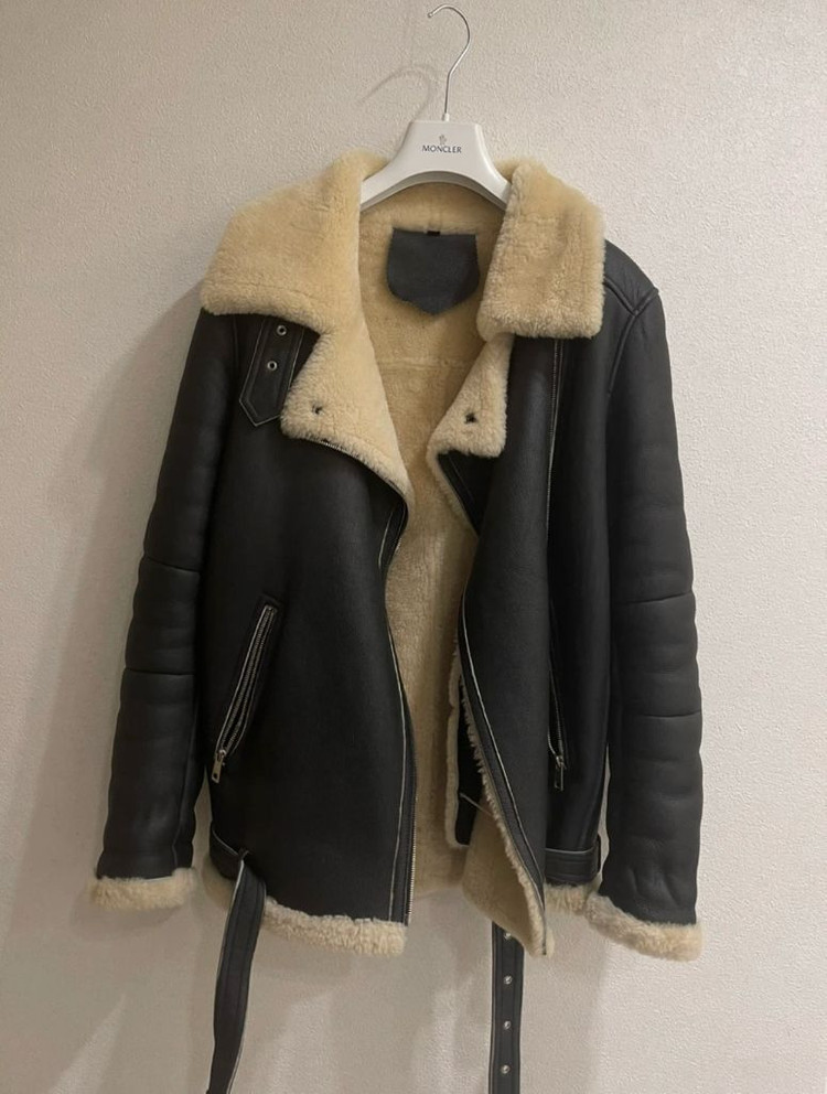 리얼램스킨 양털무스탕 이미지