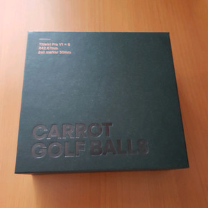 캐롯손해보험 타이틀리스트 PRO V1 6구 세트