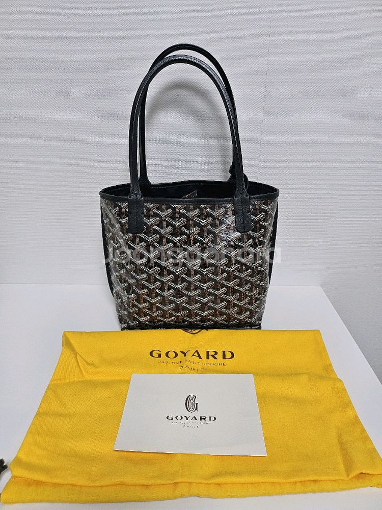 고야드 미니앙주 블랙 (거의 새제품)--0