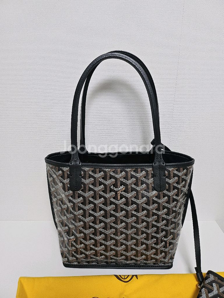 고야드 미니앙주 블랙 (거의 새제품)--2