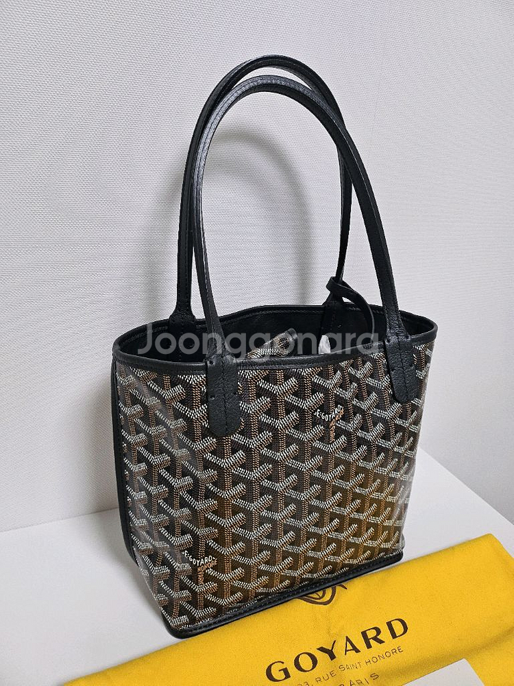 고야드 미니앙주 블랙 (거의 새제품)--4