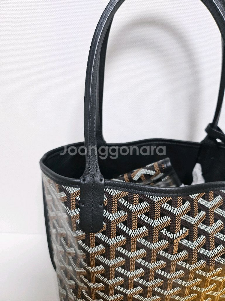 고야드 미니앙주 블랙 (거의 새제품)--5