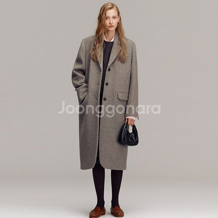 앤유(and you) 베를린 울 싱글코트 프리사이즈 새상품--1