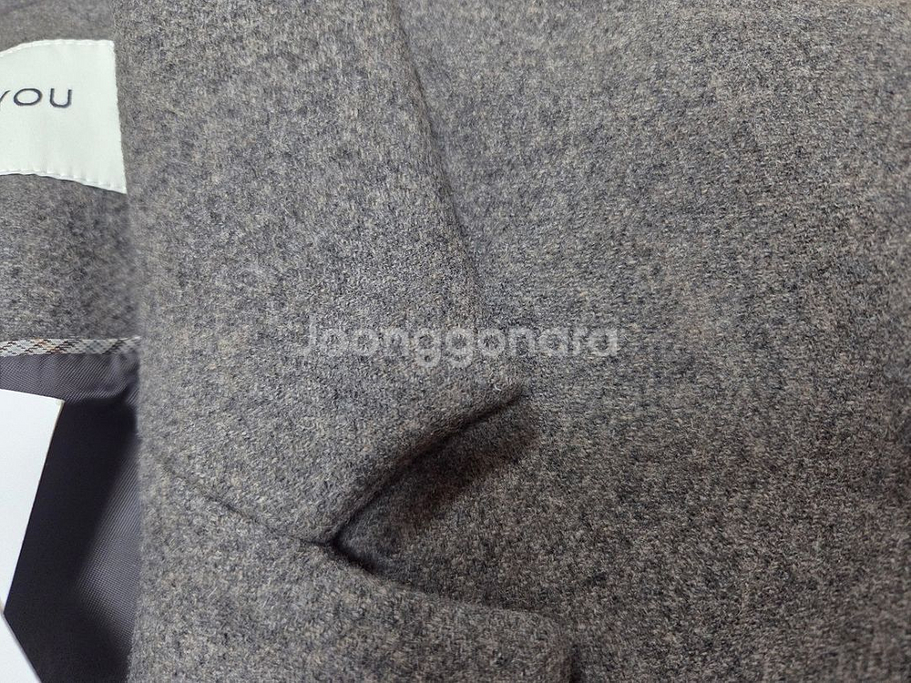 앤유(and you) 베를린 울 싱글코트 프리사이즈 새상품--5