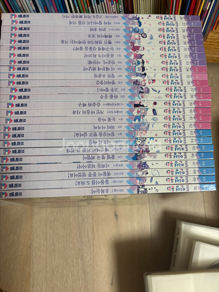 프뢰벨 인성동화 50권 + CD 12장 + 핸디오디오 + 교구 풀구성 3만원 판매--1