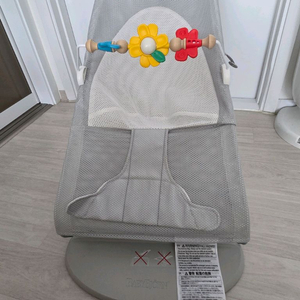베이비뵨 바운서(메쉬그레이) 풀구성(토이바+전용가방)