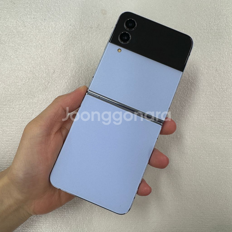 갤럭시Z플립4 256기가 블루 공기계 중고폰 선불폰 알뜰폰 자녀폰 학생폰 키즈폰--0