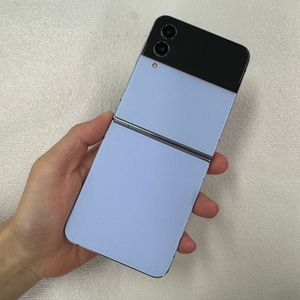 갤럭시Z플립4 256기가 블루 공기계 중고폰 선불폰 알뜰폰 자녀폰 학생폰 키즈폰