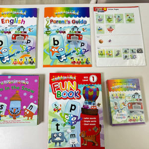 알파블럭스 책 dvd 워크북