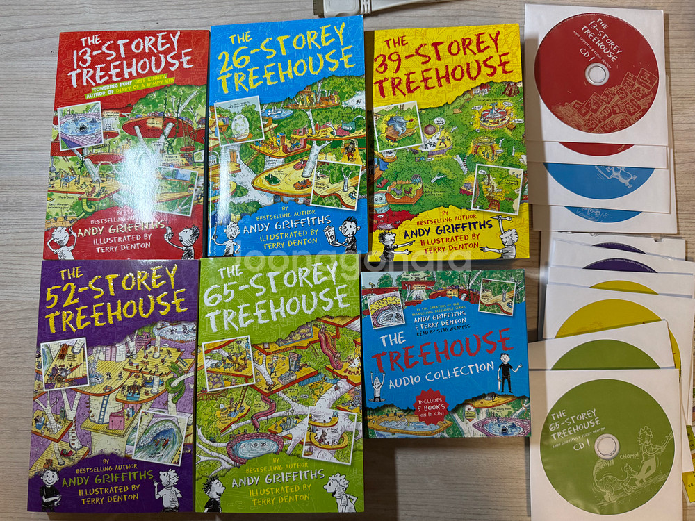 13층~65층 나무집 트리하우스 영어 원서 및 CD 세트--0