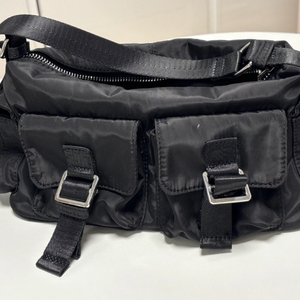 프라다원단 크로스백, 블랙