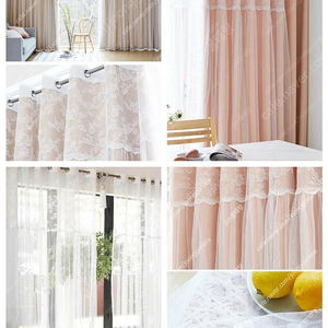 특가 한스 슈퍼특대형 거실 침실 암막커튼 레이스커튼 4장세트 특가
