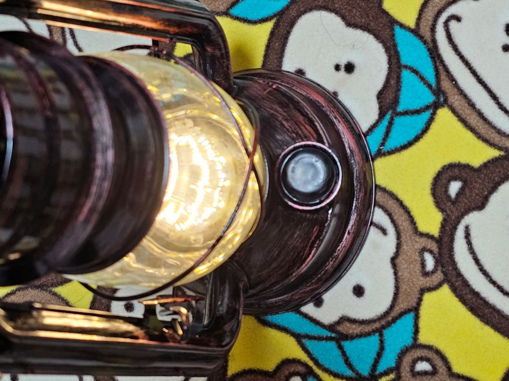 빈티지 감성 디자인 LED 캠핑 랜턴 무드등 수유등 이미지