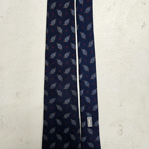 YSL 입생로랑 네이비 패턴 넥타이