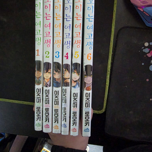 보이는 여고생 1~6권 초판 미개봉 일괄