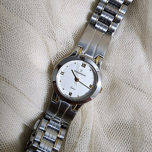 로만손 메탈 콤비 여성용시계