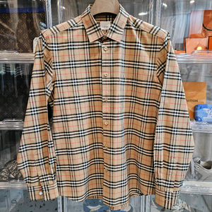 [정품/새상품급/신형] 버버리 체크셔츠 클래식 남방 정장 L
