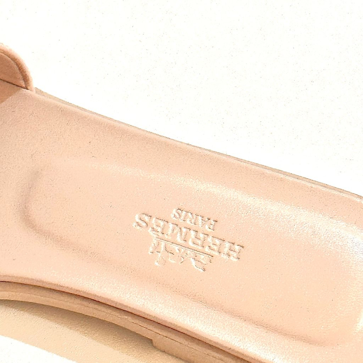 [36.5사이즈]에르메스 오란 슬리퍼 뮬 연핑크--6